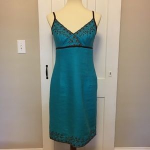 Worn once!  Donna Morgan linen party dress